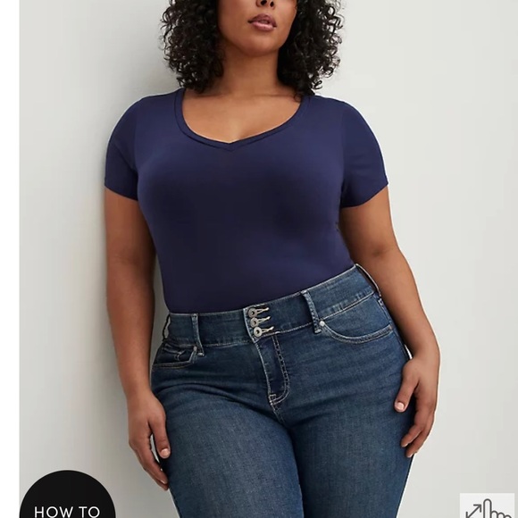 Torrid 20S blue jean/denim jegging legging nwt - Picture 2 of 9